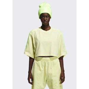 Adidas X Ivy Park 3-Stripes Crop Tee Adult Small